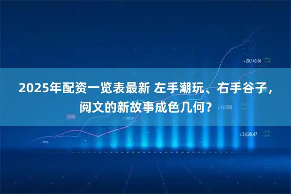 2025年配资一览表最新 左手潮玩、右手谷子，阅文的新故事成色几何？